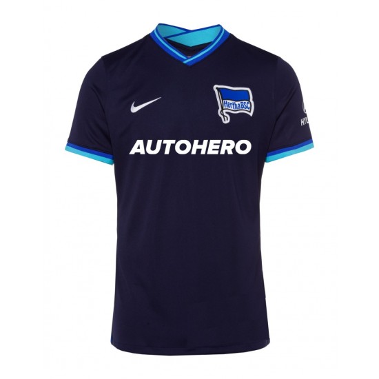 Camisola Hertha BSC Equipamento Segundo 2021-2022 Manga Curta
